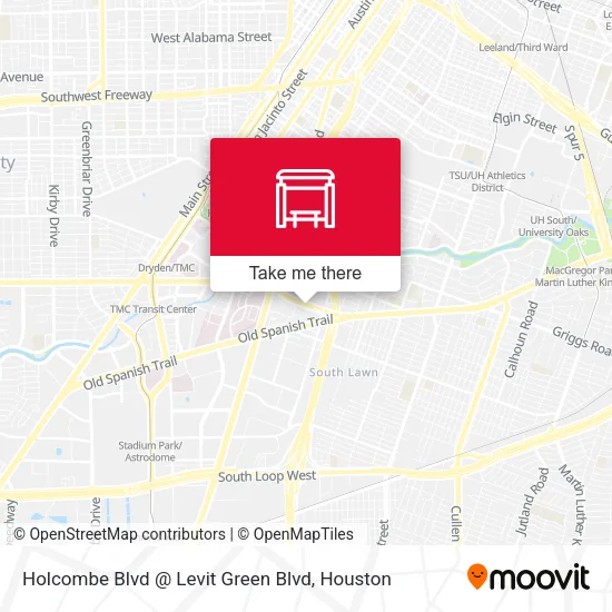 Mapa de Holcombe Blvd @ Levit Green Blvd
