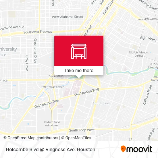 Mapa de Holcombe Blvd @ Ringness Ave