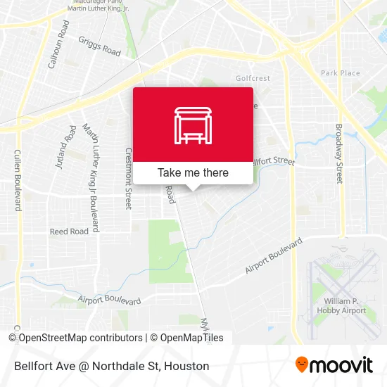 Bellfort Ave @ Northdale St map