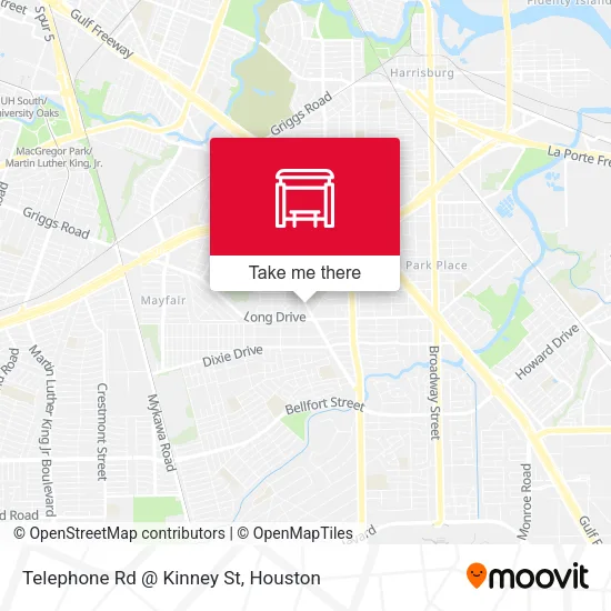 Telephone Rd @ Kinney St map