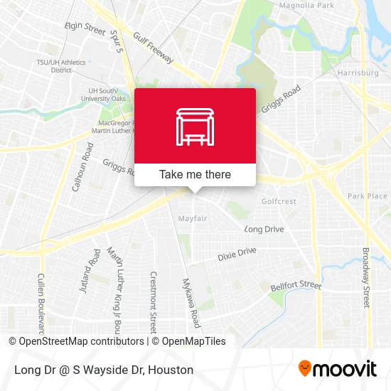 Long Dr @ S Wayside Dr map