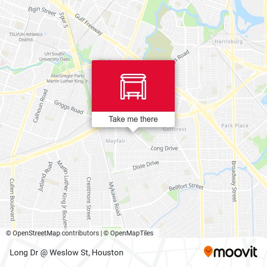 Long Dr @ Weslow St map