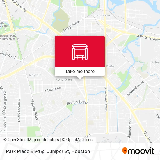 Park Place Blvd @ Juniper St map