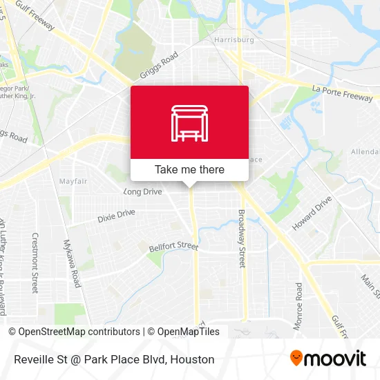Reveille St @ Park Place Blvd map
