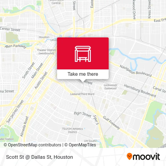 Scott St @ Dallas St map