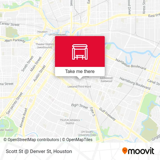 Scott St @ Denver St map
