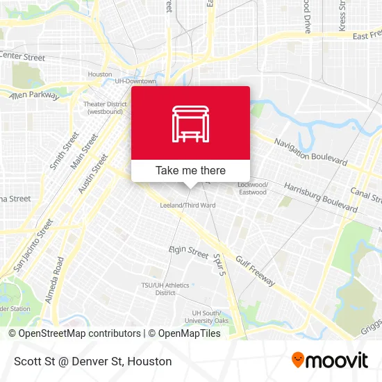 Scott St @ Denver St map
