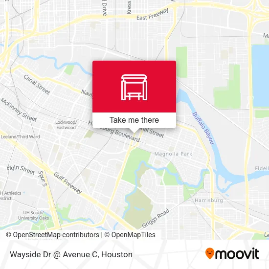 Mapa de Wayside Dr @ Avenue C
