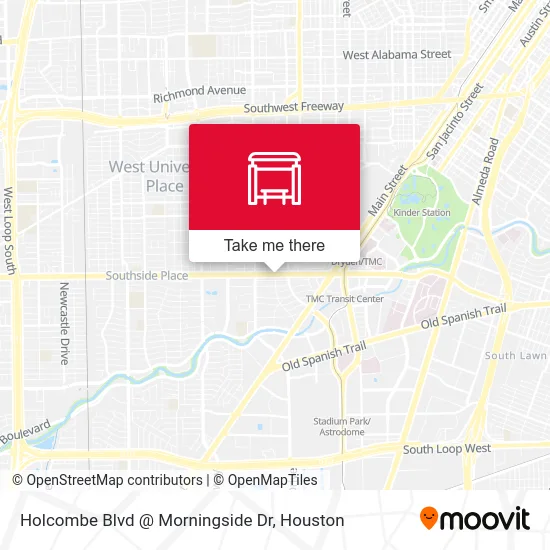 Mapa de Holcombe Blvd @ Morningside Dr