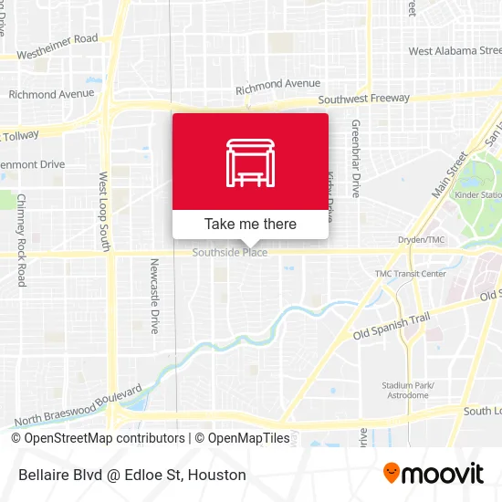 Bellaire Blvd @ Edloe St map