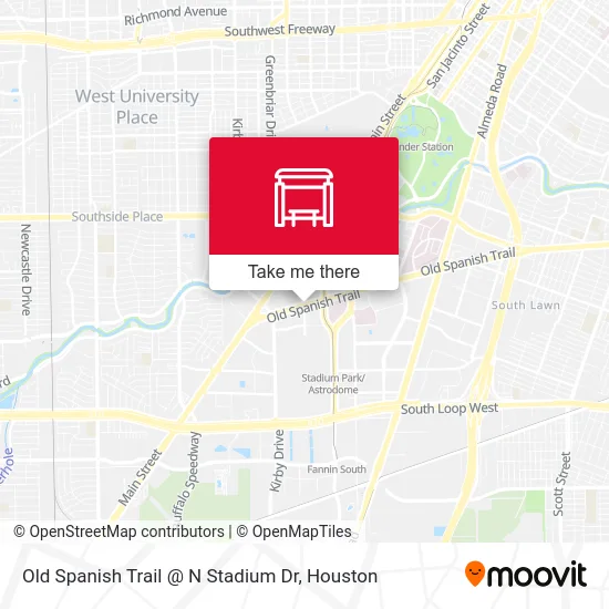 Mapa de Old Spanish Trail @ N Stadium Dr