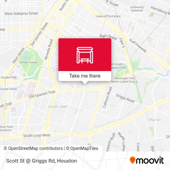 Mapa de Scott St @ Griggs Rd