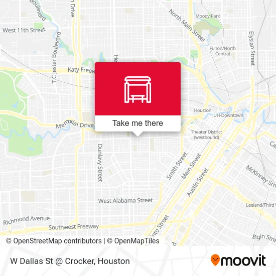 W Dallas St @ Crocker map