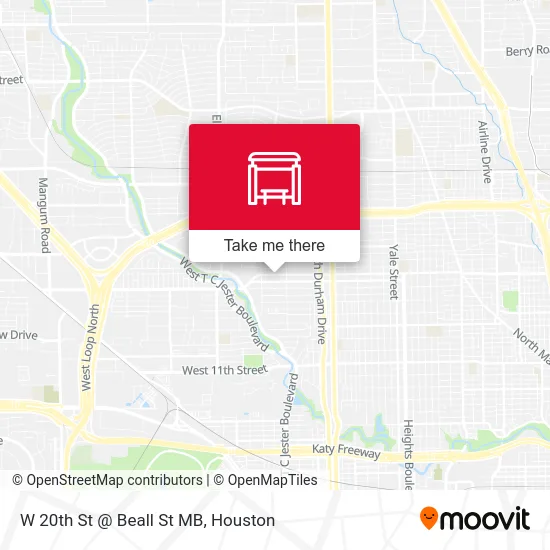 W 20th St @ Beall St MB map