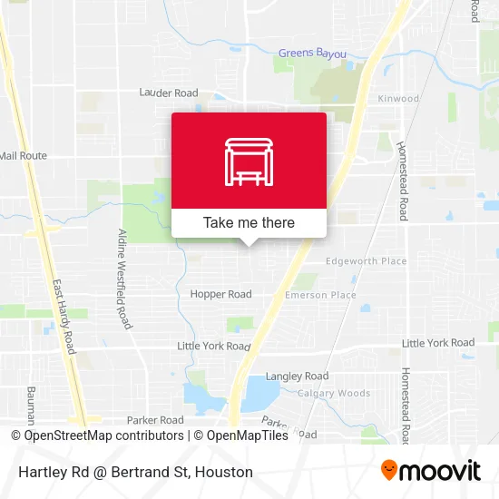 Mapa de Hartley Rd @ Bertrand St