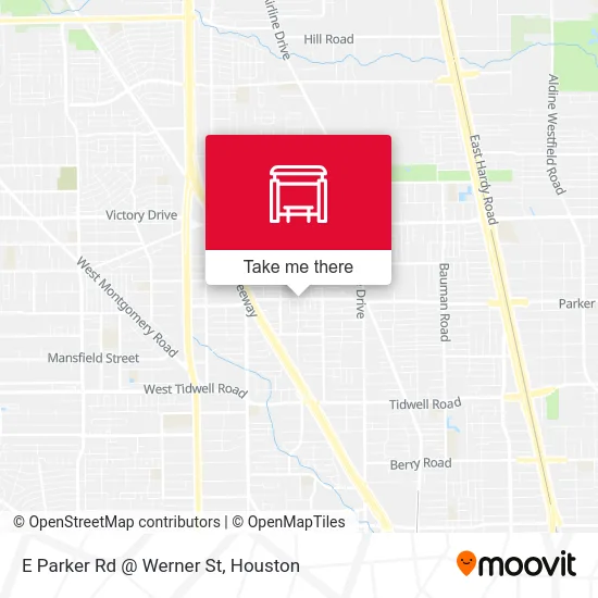 E Parker Rd @ Werner St map