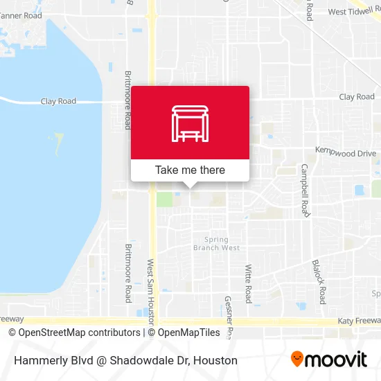 Hammerly Blvd @ Shadowdale Dr map