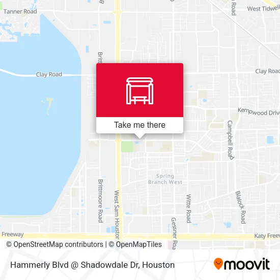 Mapa de Hammerly Blvd @ Shadowdale Dr