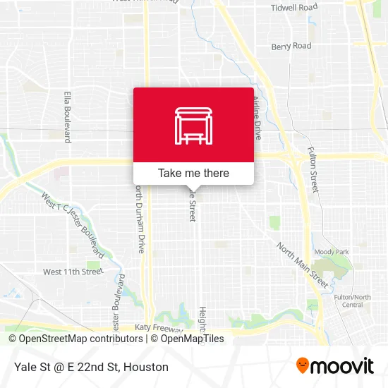 Yale St @ E 22nd St map