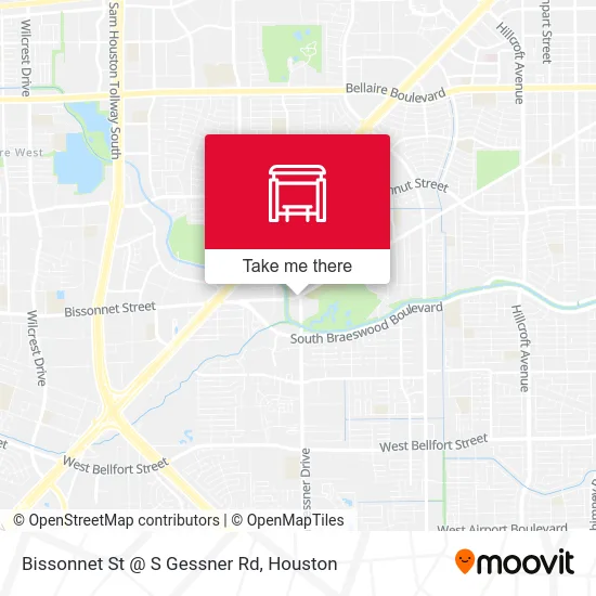 Mapa de Bissonnet St @ S Gessner Rd