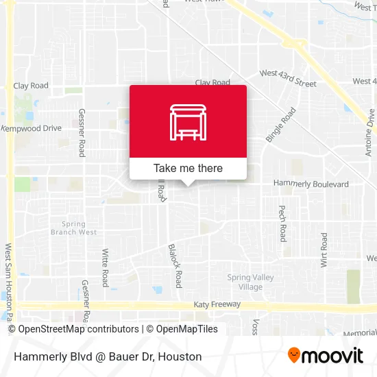 Hammerly Blvd @ Bauer Dr map