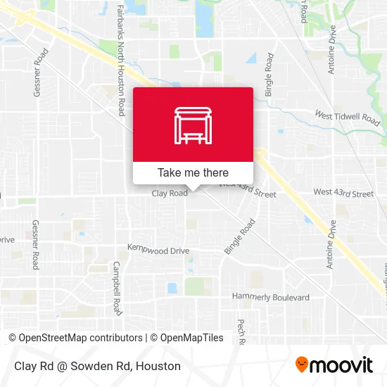Mapa de Clay Rd @ Sowden Rd