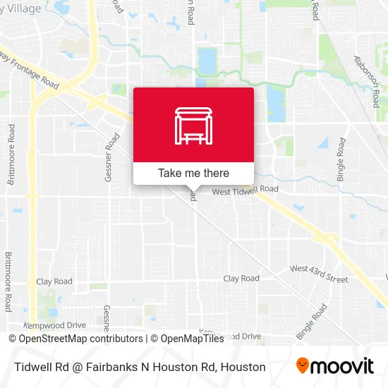 Tidwell Rd @ Fairbanks N Houston Rd map