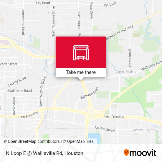 N Loop E @ Wallisville Rd map