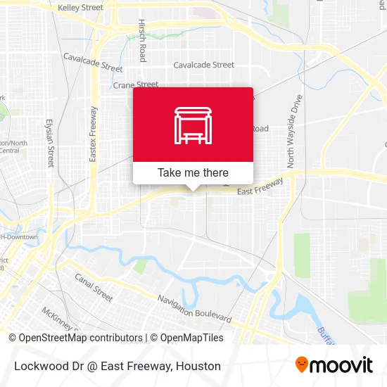 Mapa de Lockwood Dr @ East Freeway