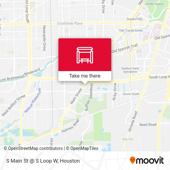 Mapa de S Main St @ S Loop W