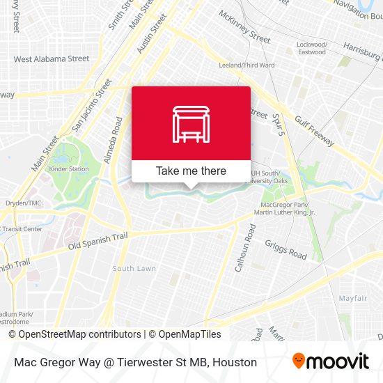 Mac Gregor Way @ Tierwester St MB map