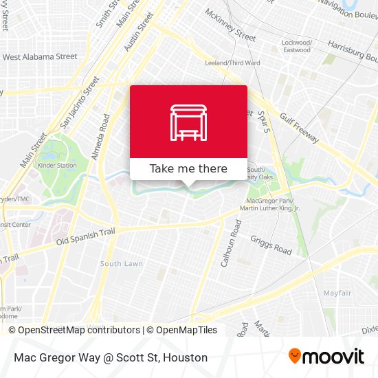 Mac Gregor Way @ Scott St map