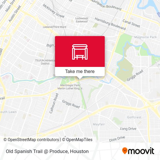 Old Spanish Trail @ Produce map