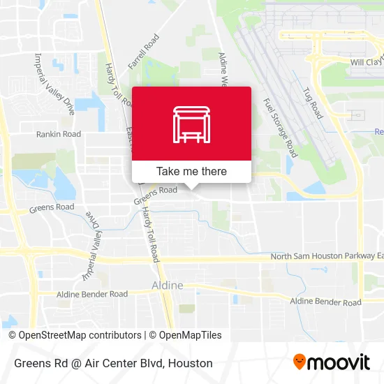 Greens Rd @ Air Center Blvd map