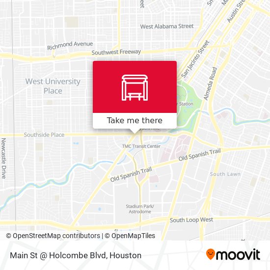 Main St @ Holcombe Blvd map