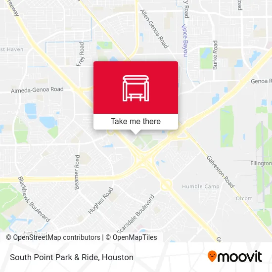 South Point Park & Ride map