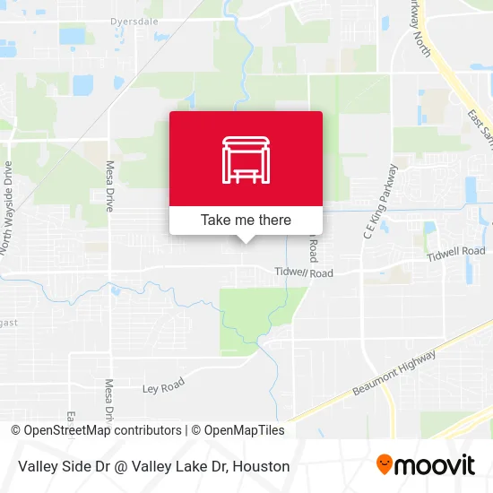 Valley Side Dr @ Valley Lake Dr map