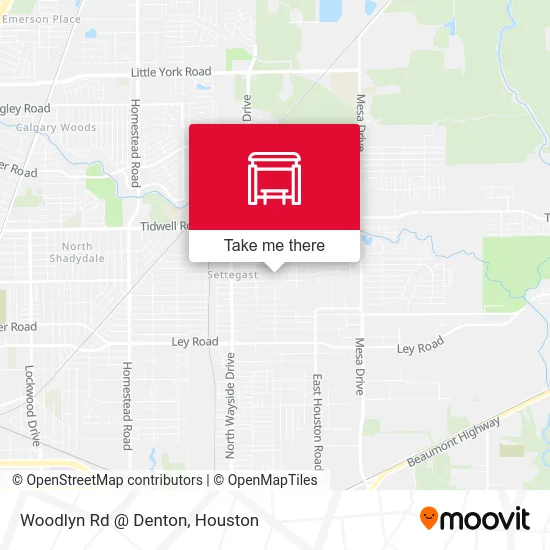 Woodlyn Rd @ Denton map