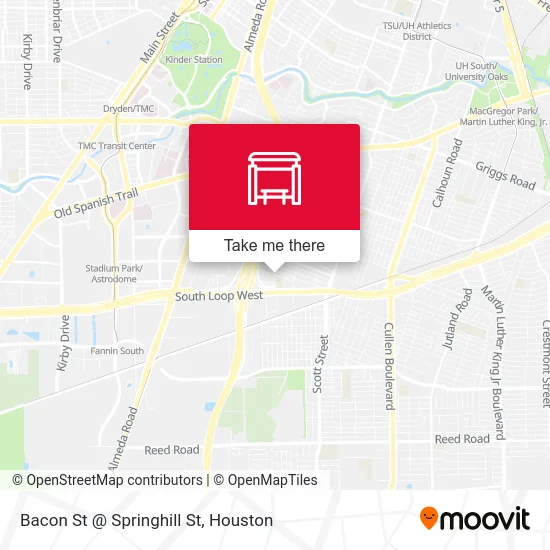 Bacon St @ Springhill St map