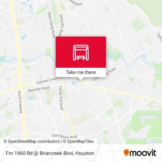 Fm 1960 Rd @ Briarcreek Blvd map