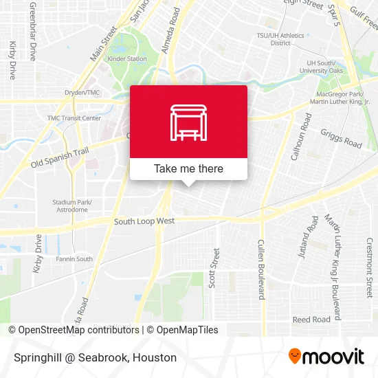 Mapa de Springhill   @ Seabrook
