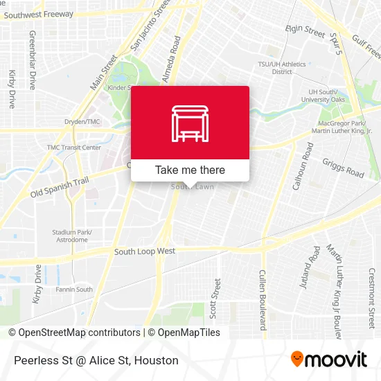Peerless St @ Alice St map