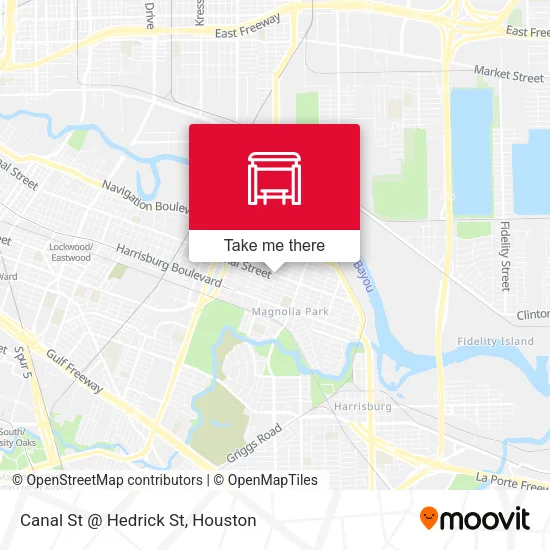 Canal St @ Hedrick St map