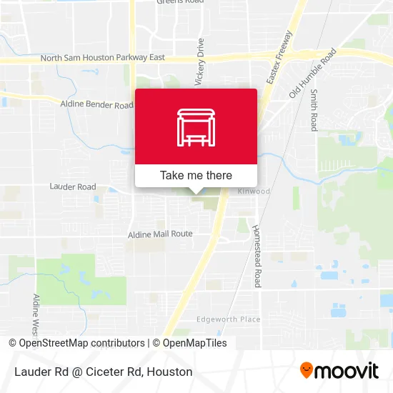 Lauder Rd @ Ciceter Rd map