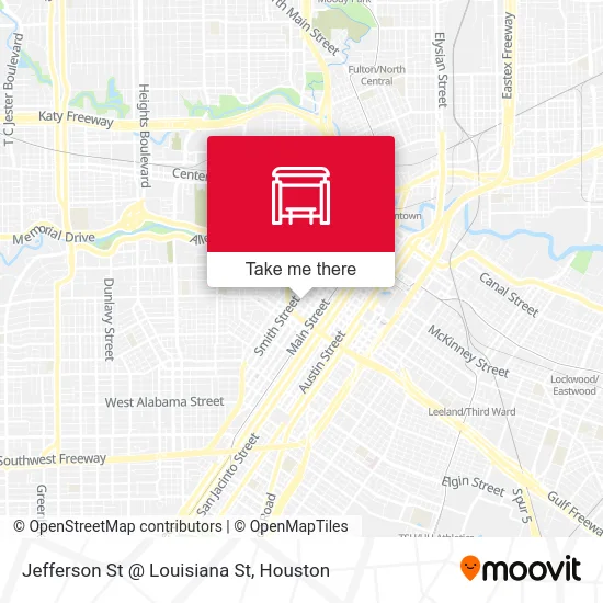 Mapa de Jefferson St @ Louisiana St