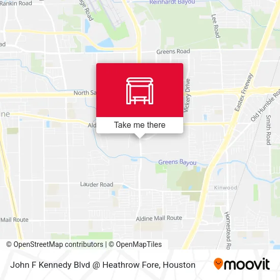 John F Kennedy Blvd @ Heathrow Fore map