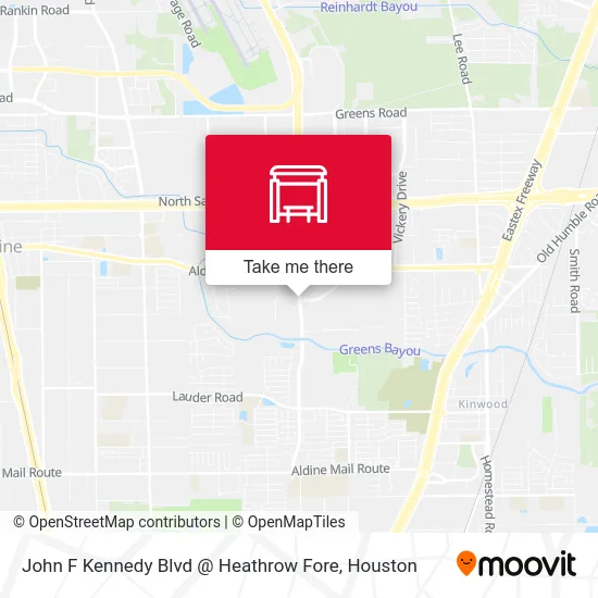 John F Kennedy Blvd @ Heathrow Fore map