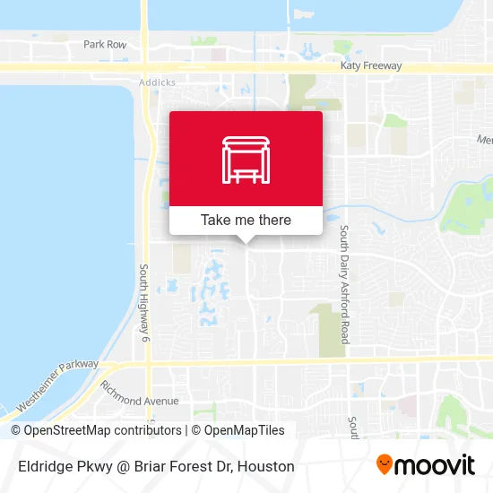 Eldridge Pkwy @ Briar Forest Dr map
