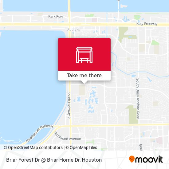 Briar Forest Dr @ Briar Home Dr map