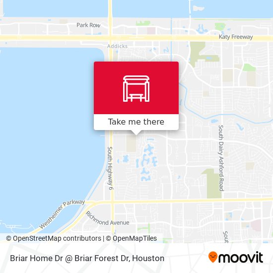 Briar Home Dr @ Briar Forest Dr map